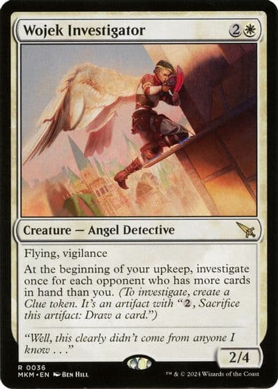 Wojek Investigator b Murders at Karlov Manor Magic card