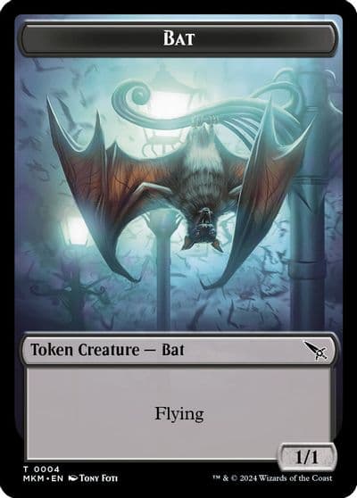 Bat Token Murders at Karlov Manor Magic card