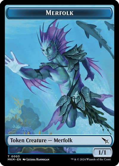 Merfolk Token Murders at Karlov Manor Magic card