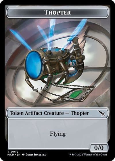 Thopter Token 0019 Murders at Karlov Manor Magic card