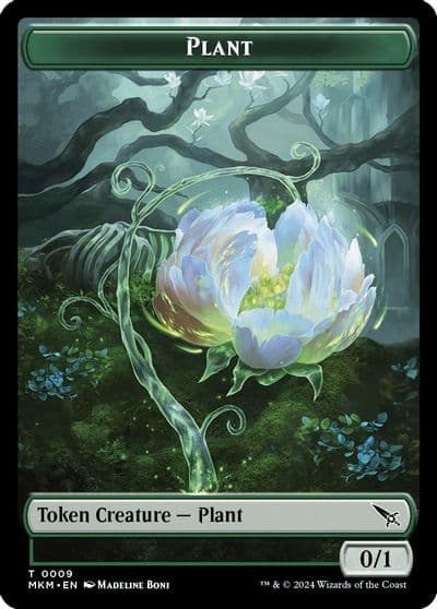 Plant Token Murders at Karlov Manor Magic card