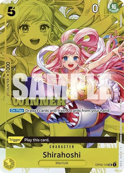 Shirahoshi Winner Pack Vol 6 One Piece Promotion Cards One Piece card