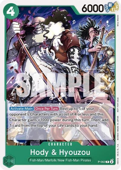 Hody and Hyouzou Pirates Party Vol 6 One Piece Promotion Cards One Piece card