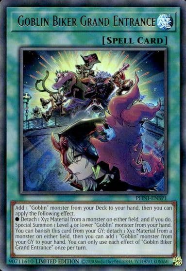 Goblin Biker Grand Entrance PHNI ENSP1 Phantom Nightmare Yu-Gi-Oh! card