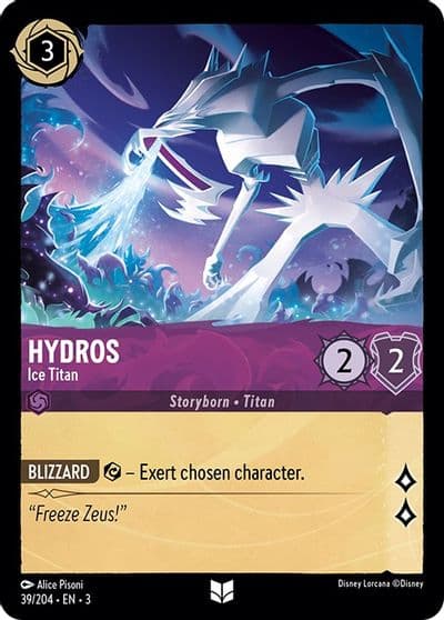 Hydros Ice Titan Into the Inklands Lorcana card