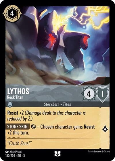 Lythos Rock Titan Into the Inklands Lorcana card