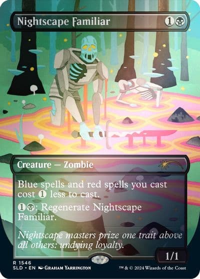 Nightscape Familiar Rainbow Foil Secret Lair Drop Series Magic card