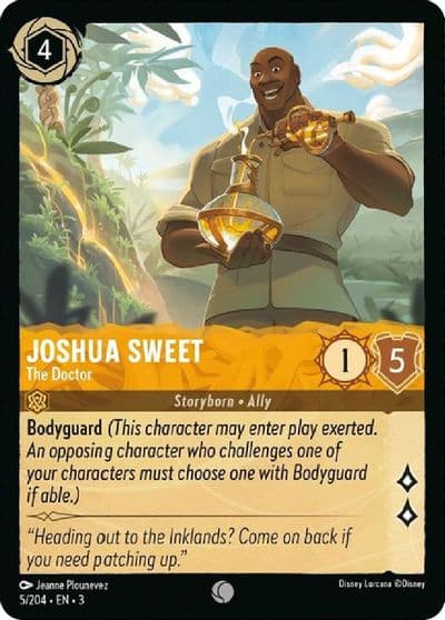 Joshua Sweet The Doctor Into the Inklands Lorcana card