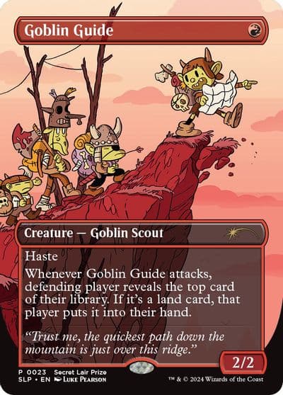 Goblin Guide Secret Lair Showdown Magic card