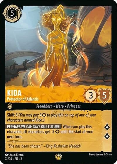 Kida Protector of Atlantis Into the Inklands Lorcana card