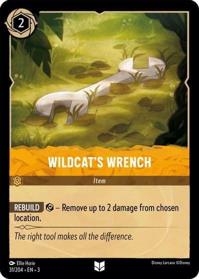 Wildcats Wrench Into the Inklands Lorcana card