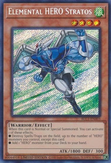 Elemental HERO Stratos Battles of Legend: Chapter 1 Yu-Gi-Oh! card