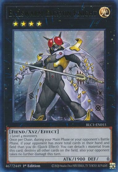 Evilswarm Exciton Knight Battles of Legend: Chapter 1 Yu-Gi-Oh! card