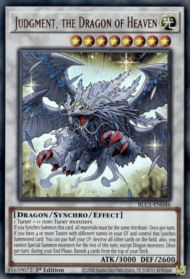Judgment the Dragon of Heaven Battles of Legend: Chapter 1 Yu-Gi-Oh! card
