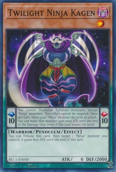 Twilight Ninja Kagen Battles of Legend: Chapter 1 Yu-Gi-Oh! card