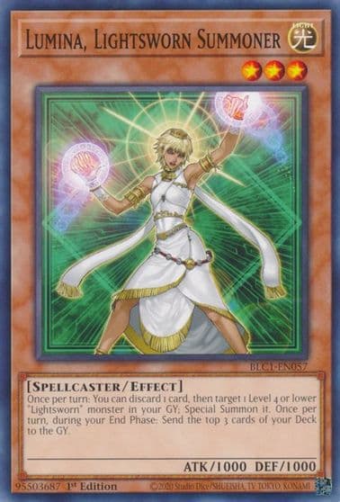 lumina lightsworn summoner Battles of Legend: Chapter 1 Yu-Gi-Oh! card