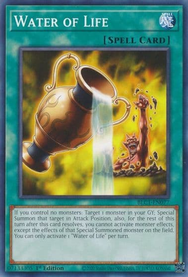 Water of Life Battles of Legend: Chapter 1 Yu-Gi-Oh! card