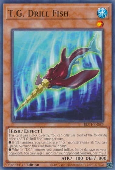 TG Drill Fish Battles of Legend: Chapter 1 Yu-Gi-Oh! card