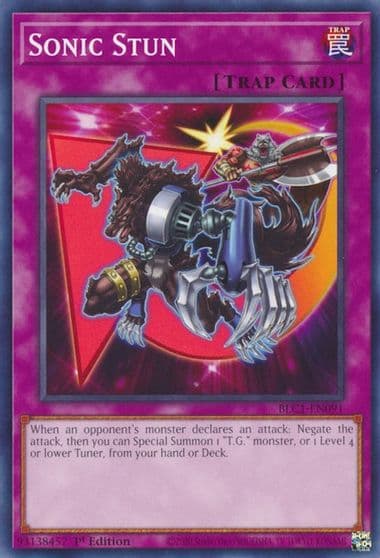 Sonic Stun Battles of Legend: Chapter 1 Yu-Gi-Oh! card