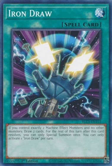 Iron Draw Battles of Legend: Chapter 1 Yu-Gi-Oh! card