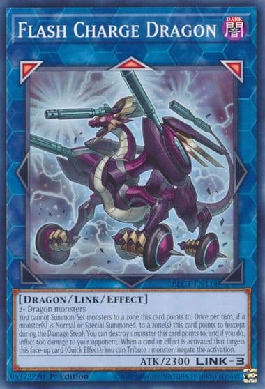 flash charge dragon Battles of Legend: Chapter 1 Yu-Gi-Oh! card
