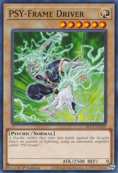 PSY Frame Driver Battles of Legend: Chapter 1 Yu-Gi-Oh! card