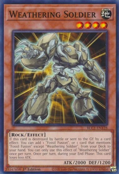 weathering soldier Battles of Legend: Chapter 1 Yu-Gi-Oh! card