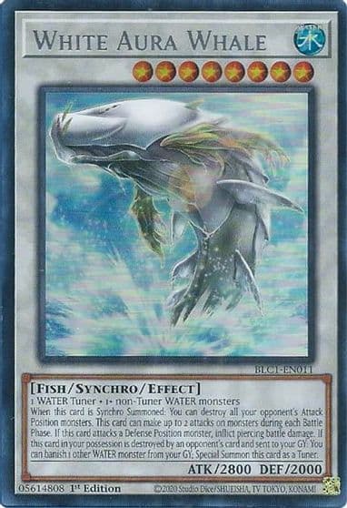 White Aura Whale Silver Battles of Legend: Chapter 1 Yu-Gi-Oh! card