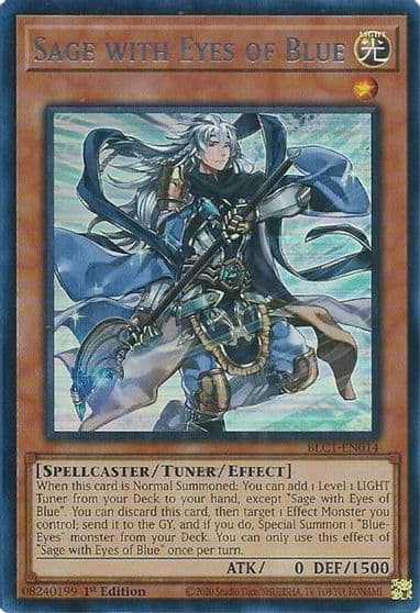 Sage with Eyes of Blue Silver Battles of Legend: Chapter 1 Yu-Gi-Oh! card