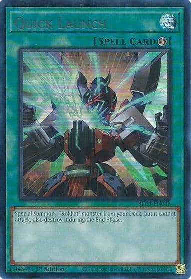 Quick Launch Silver Battles of Legend: Chapter 1 Yu-Gi-Oh! card