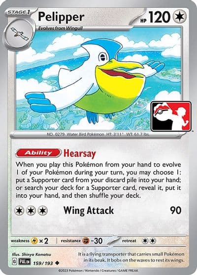 Pelipper Prize Pack Series Cards Pokemon card