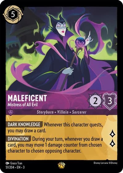 Maleficent Mistress of All Evil Into the Inklands Lorcana card