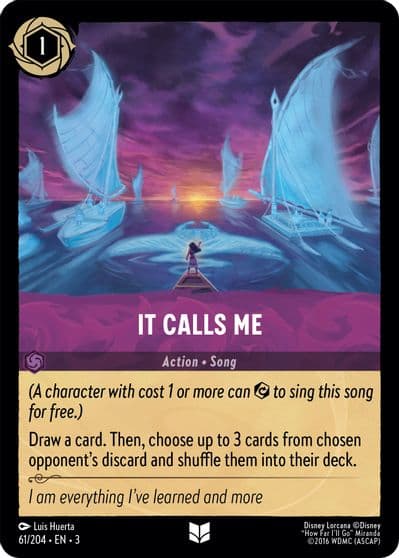 It Calls Me Into the Inklands Lorcana card