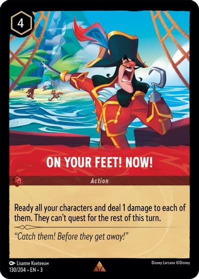 On Your Feet Now Into the Inklands Lorcana card