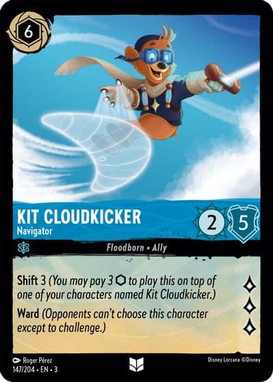 Kit Cloudkicker Navigator Into the Inklands Lorcana card