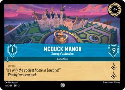 McDuck Manor Scrooges Mansion Into the Inklands Lorcana card