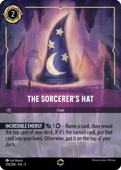 The Sorcerers Hat Enchanted Into the Inklands Lorcana card