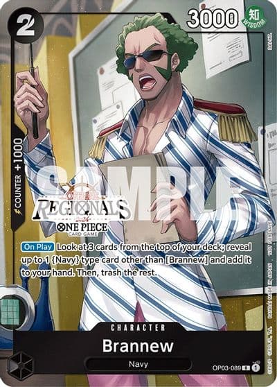 Brannew Offline Regional 2024 Participant One Piece Promotion Cards One Piece card