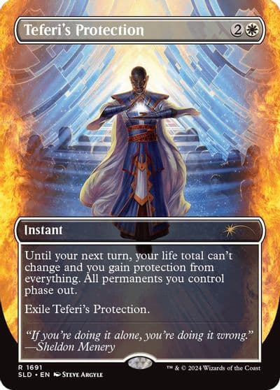 Teferis Protection 1691 Secret Lair Drop Series Magic card