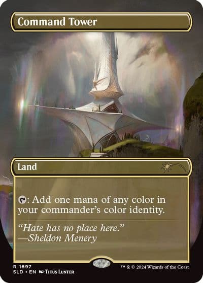 Command Tower 1697 Secret Lair Drop Series Magic card