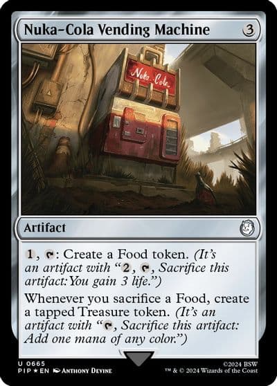 Nuka Cola Vending Machine Surge Foil Universes Beyond: Fallout Magic card