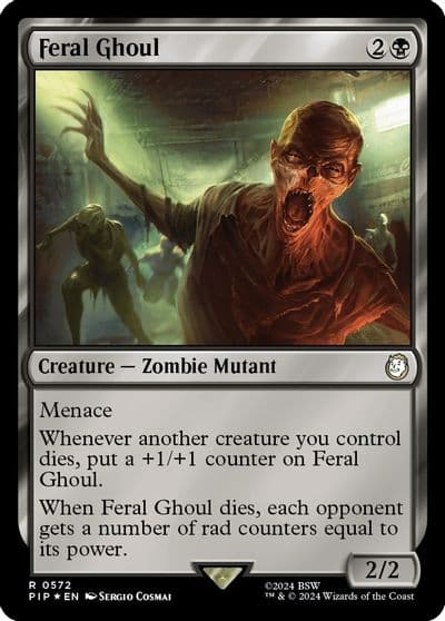 Feral Ghoul Surge Foil Universes Beyond: Fallout Magic card