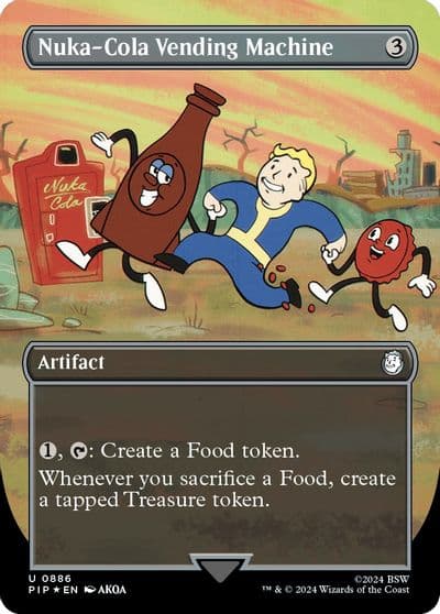 Nuka Cola Vending Machine Borderless Surge Foil Universes Beyond: Fallout Magic card