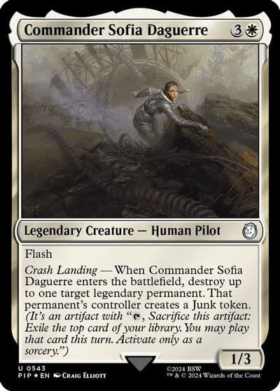 Commander Sofia Daguerre Surge Foil Universes Beyond: Fallout Magic card