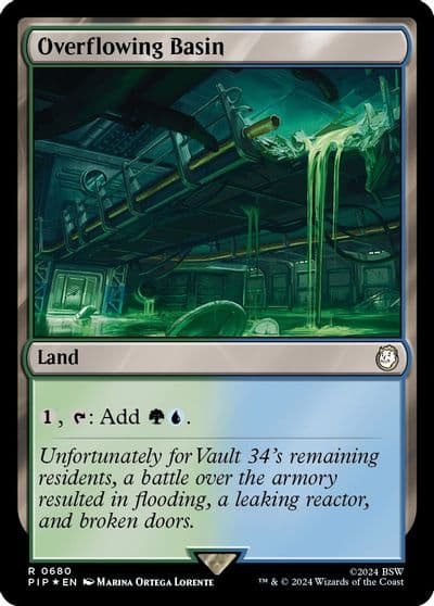 Overflowing Basin Surge Foil Universes Beyond: Fallout Magic card