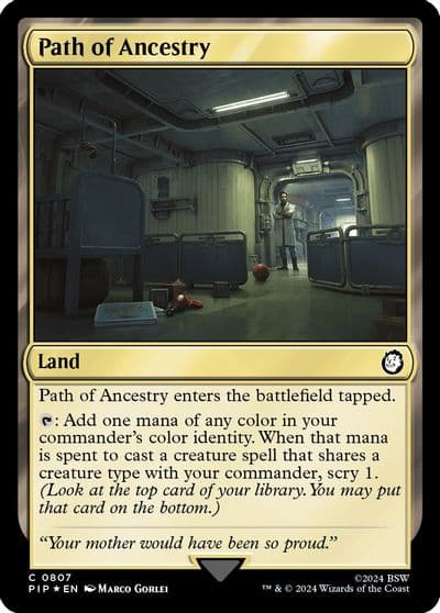 Path of Ancestry Surge Foil Universes Beyond: Fallout Magic card