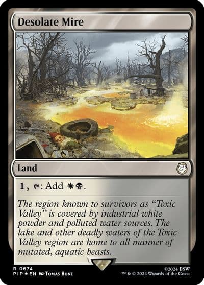 Desolate Mire Surge Foil Universes Beyond: Fallout Magic card