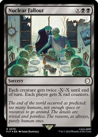 Nuclear Fallout Surge Foil Universes Beyond: Fallout Magic card