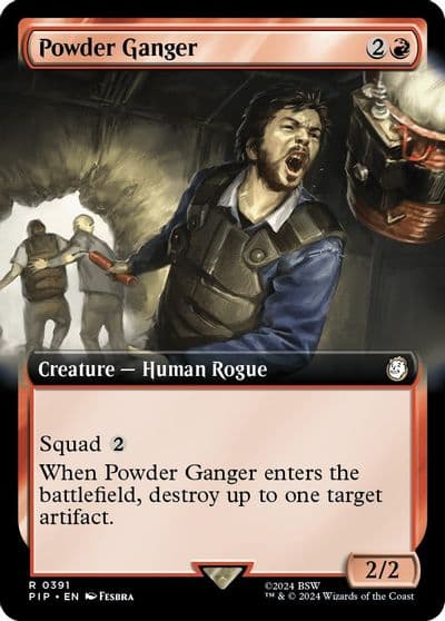 Powder Ganger Extended Art Universes Beyond: Fallout Magic card