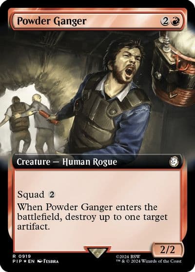 Powder Ganger Extended Art Surge Foil Universes Beyond: Fallout Magic card